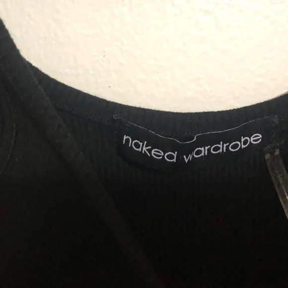 Naked Wardrobe black tank bodysuit - Picture 3 of 3